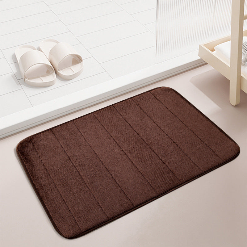 Weicher Plush-Badezimmerteppich Brehn