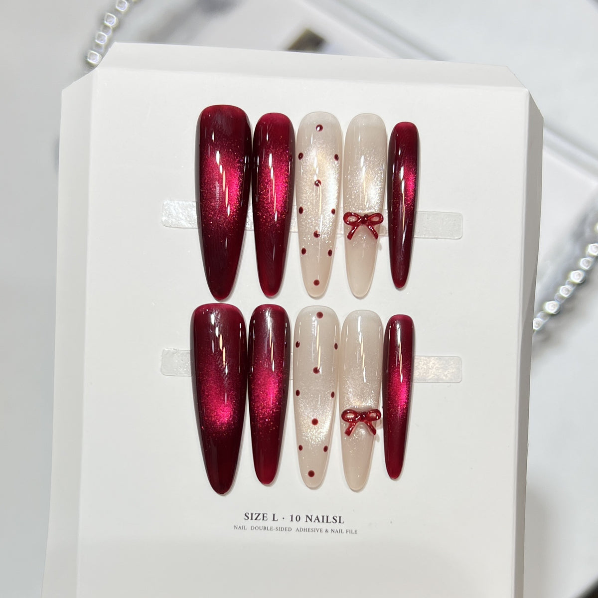 Luxuriöses Stiletto Nagel Kunst Set Brehn