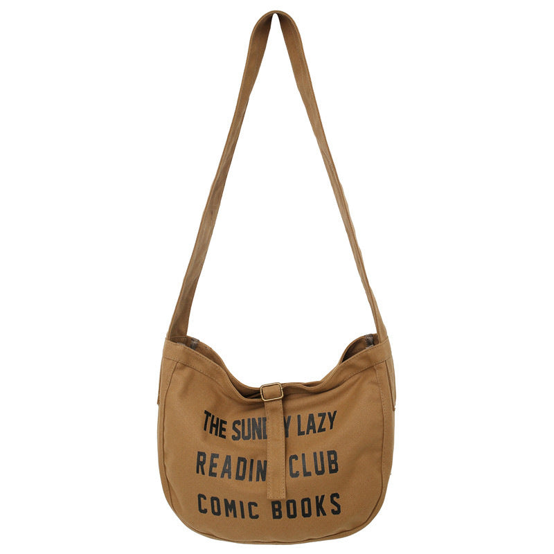 Lässige bedruckte Hobo-Tasche Brehn