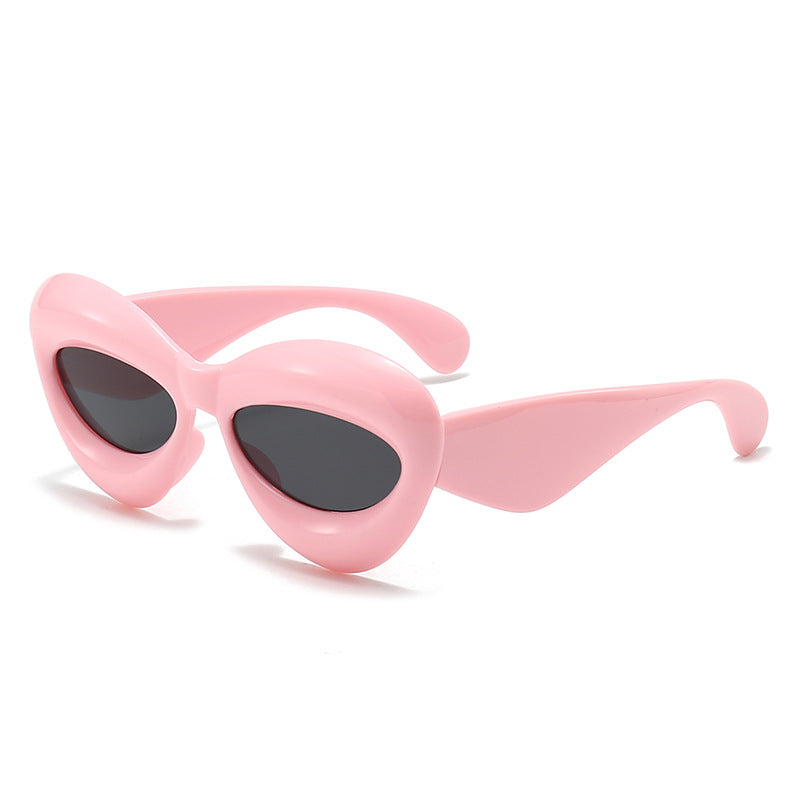 Retro Katzenaugen-Sonnenbrille