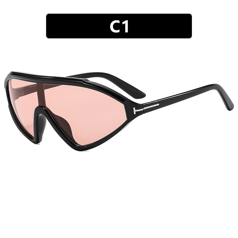 Damen Sport Sonnenbrille mit aerodynamischem Design und UV-Schutz Brehn