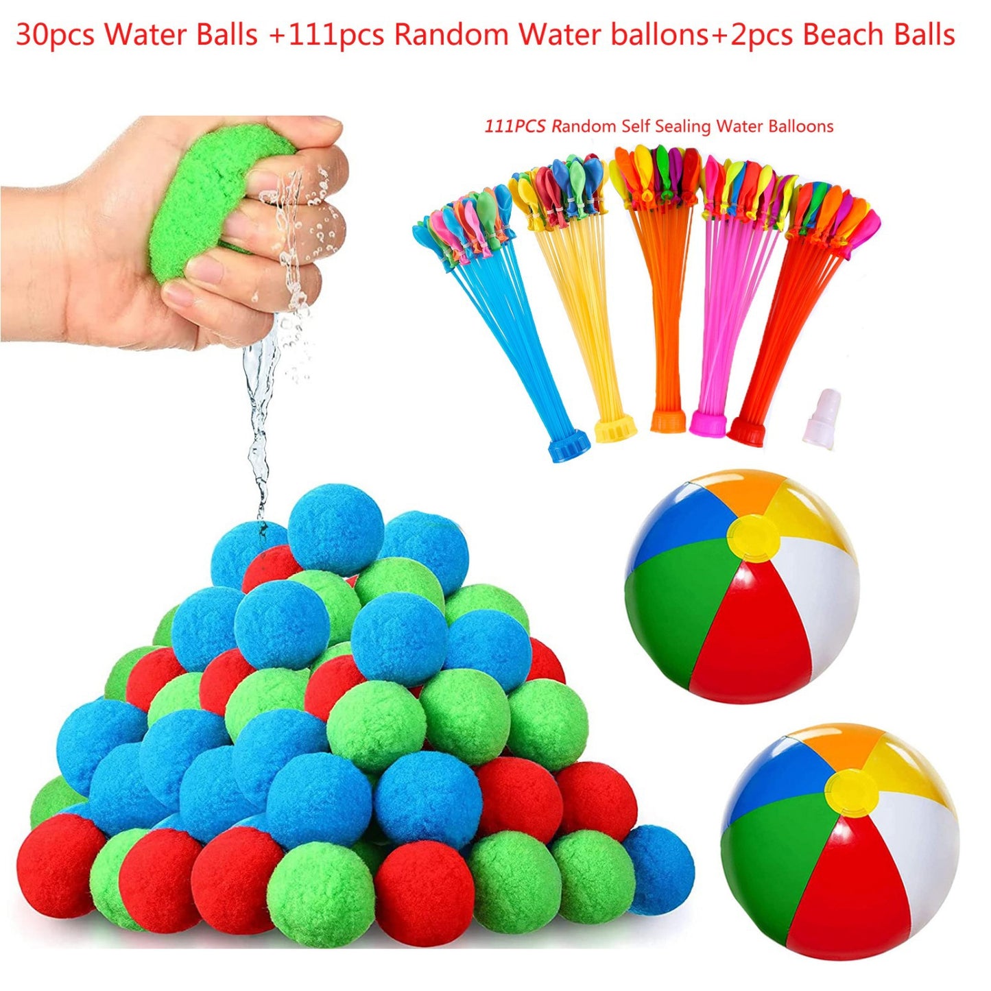 Unisex Wasserballons und weiche Wasserbälle Set Brehn