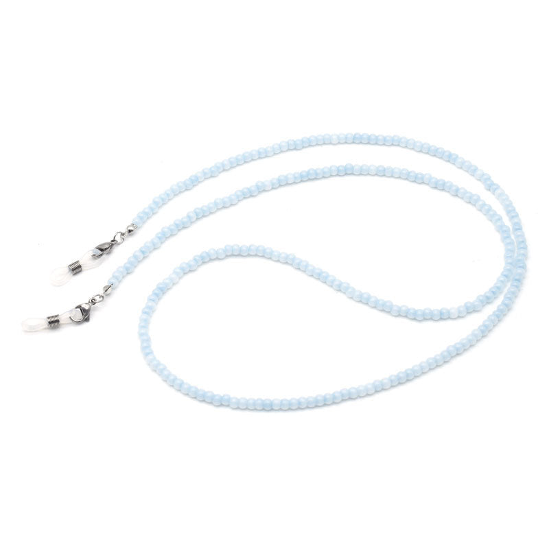 Elegante Perlen Brillen Halter Kette Brehn