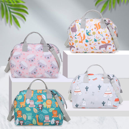 Verspielte gemusterte Reisetasche Brehn