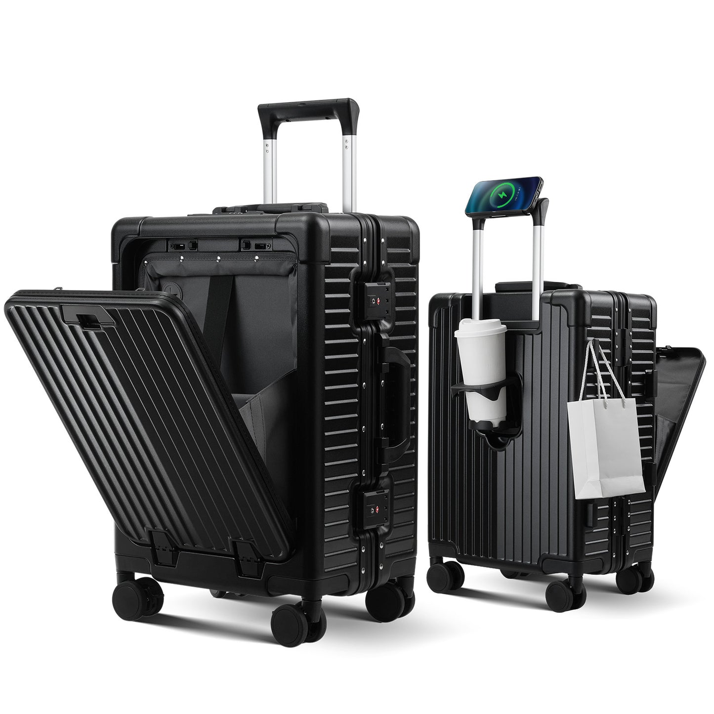 Unisex Smart Hartschalen Reisekoffer Brehn