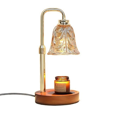 Elegante Tischlampe aus Glas