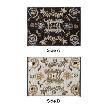 Wendbarer gewebter Teppichläufer mit ornamentaler Jacquard‑Struktur Brehn