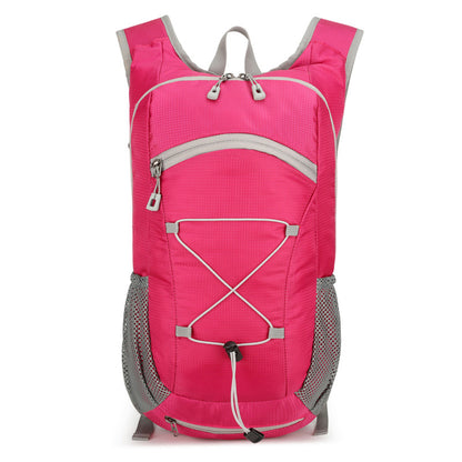 Unisex nan leichter Tagesrucksack mit Trinksystemkompatibilität, atmungsaktiven Mesh-Seitentaschen und elastischer Kordelbefestigung Brehn