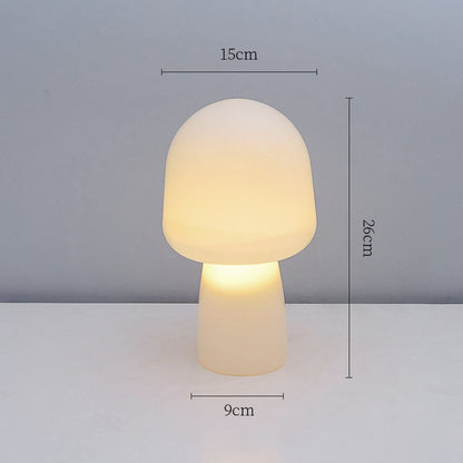 Pilzförmige dekorative Tischlampe
