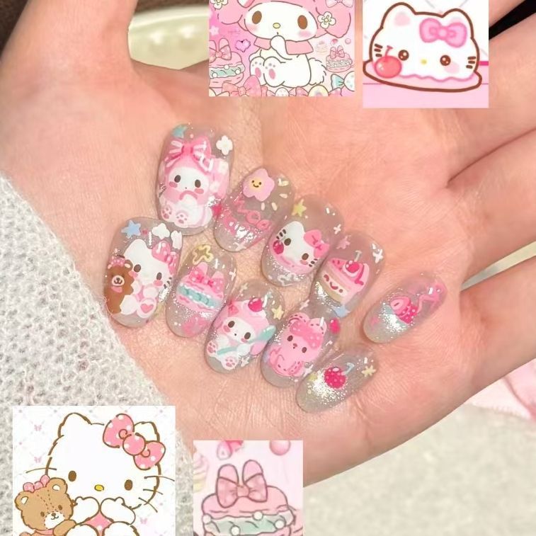 Künstlerisches Ombre Glitter Nagelkunst Set Brehn