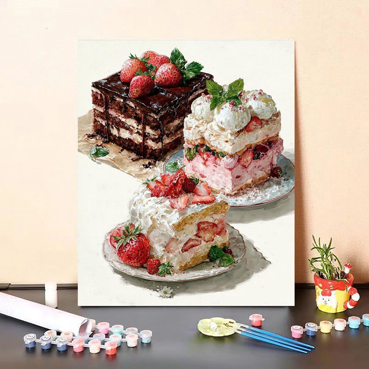 Gourmet Dessert-Themen Leinwandkunst Brehn