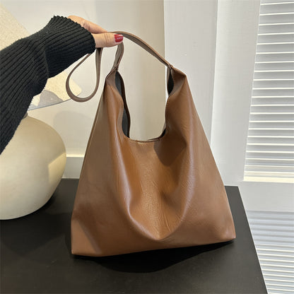 Stylishe Leder Hobo Tasche