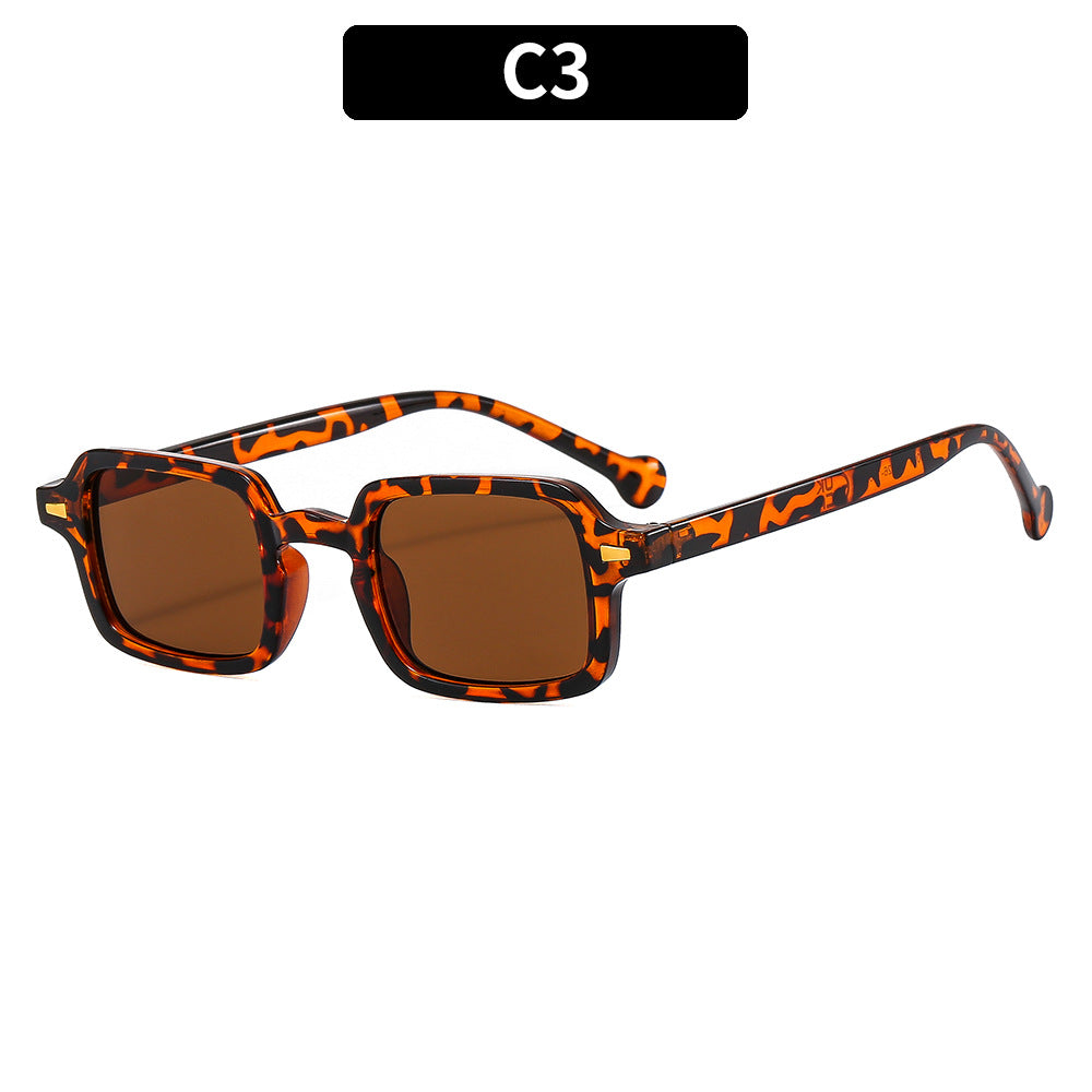 Klassischer Look Stylische Quadratische Sonnenbrille