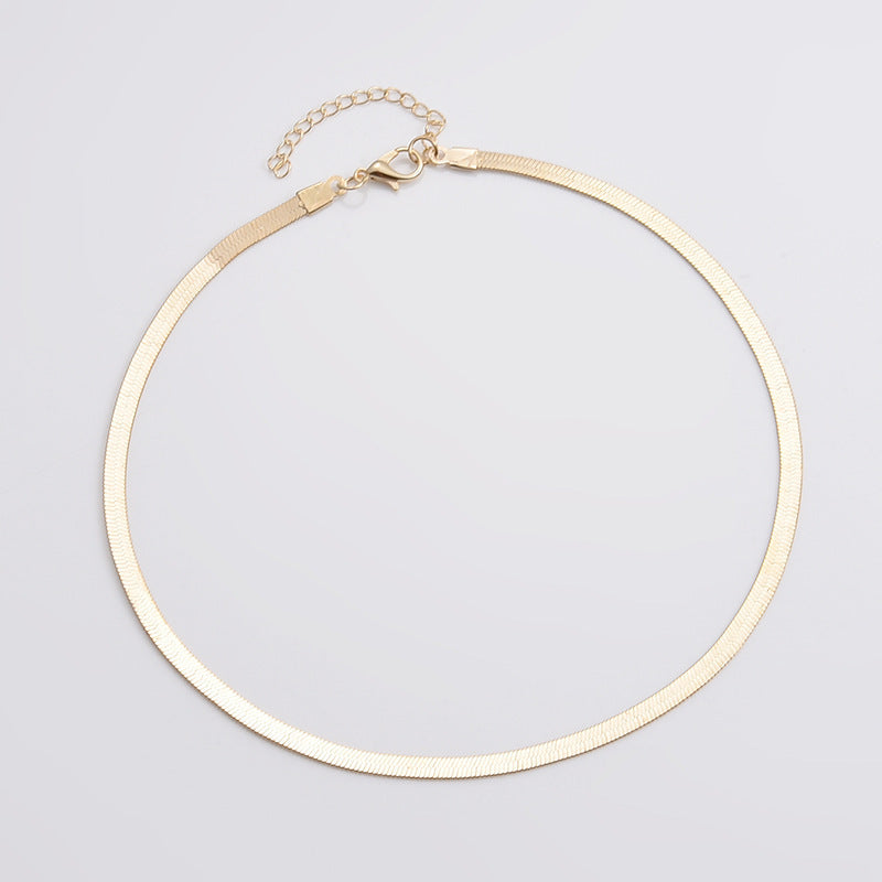 Sleek Snake Chain Necklace Brehn
