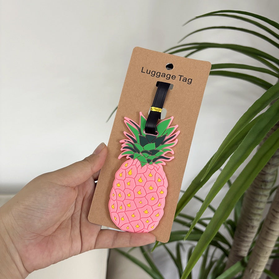 Ananas-Themen Silikon Gepäckanhänger Brehn