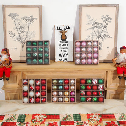 Bruchsichere Dekorative Weihnachtskugeln Set Brehn