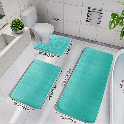 Rutschfeste Badezimmermatten-Set