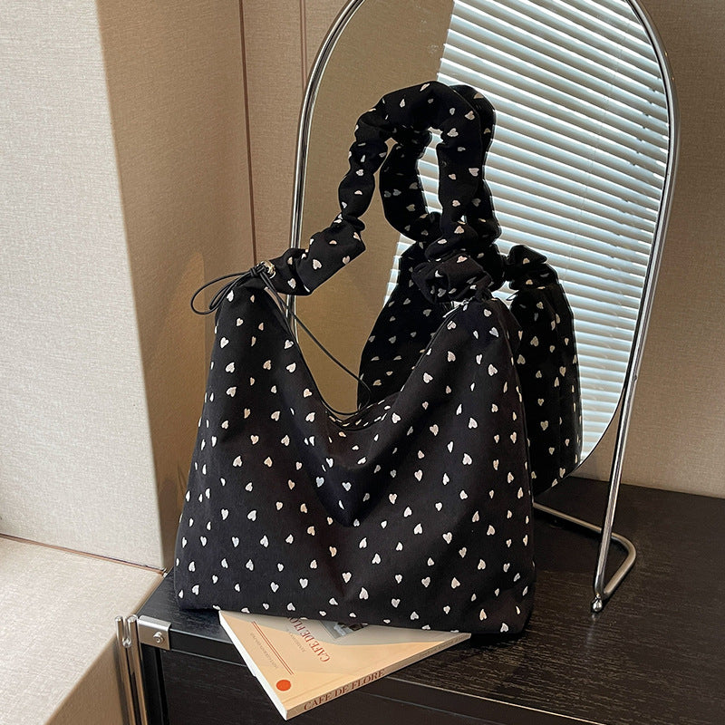 Herzprint Gemütliche Hobo Tasche
