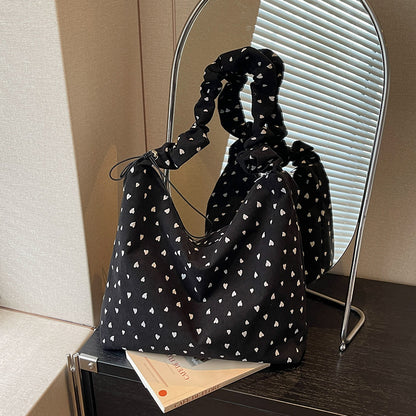 Herzprint Gemütliche Hobo Tasche