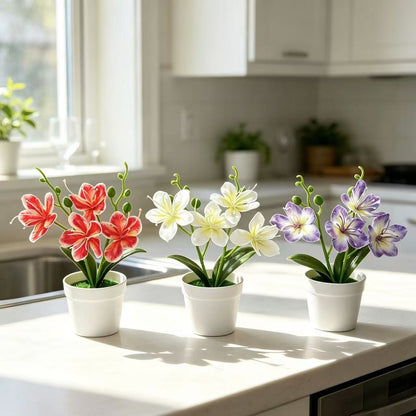 Lebensechte Kunstblumenarrangement für die Wohnkultur