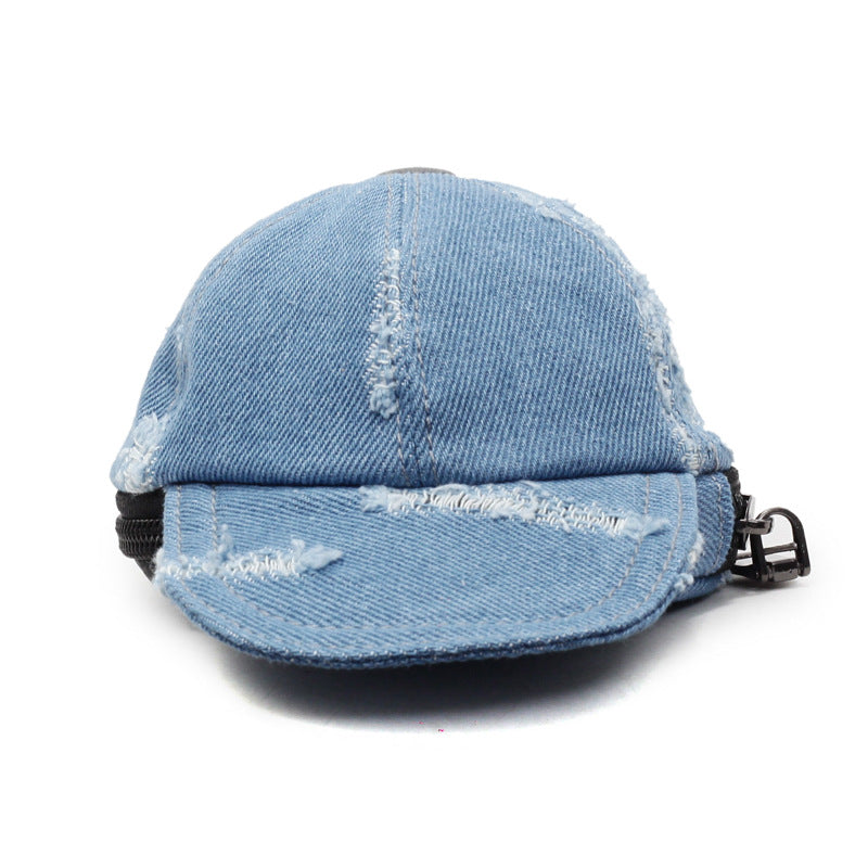 Denim Druck Verstellbare Mütze Brehn