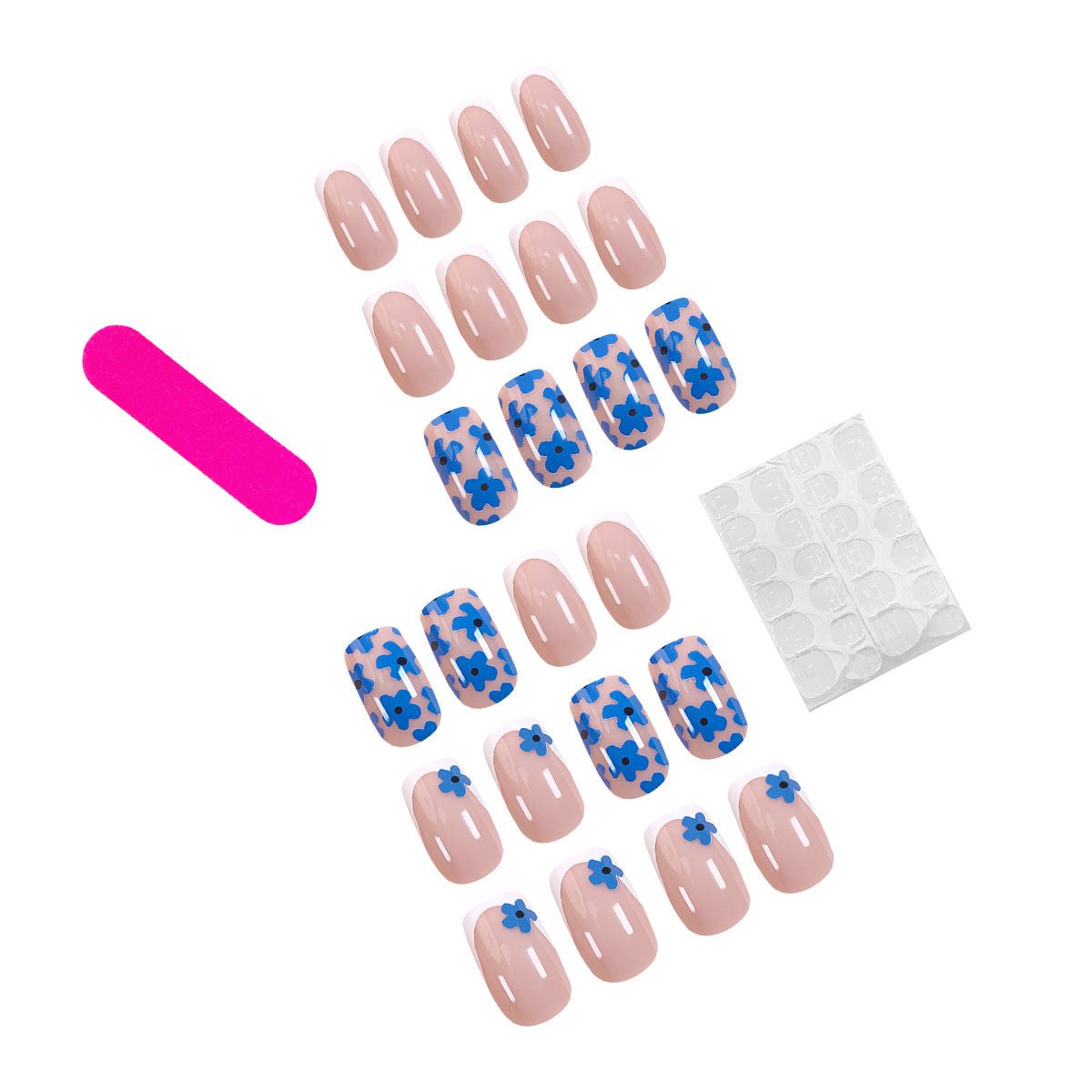 Exquisites Nageldesign mit blumigen Akzenten Brehn