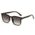 Retro-Stil Quadrat Rahmen Sonnenbrille Brehn