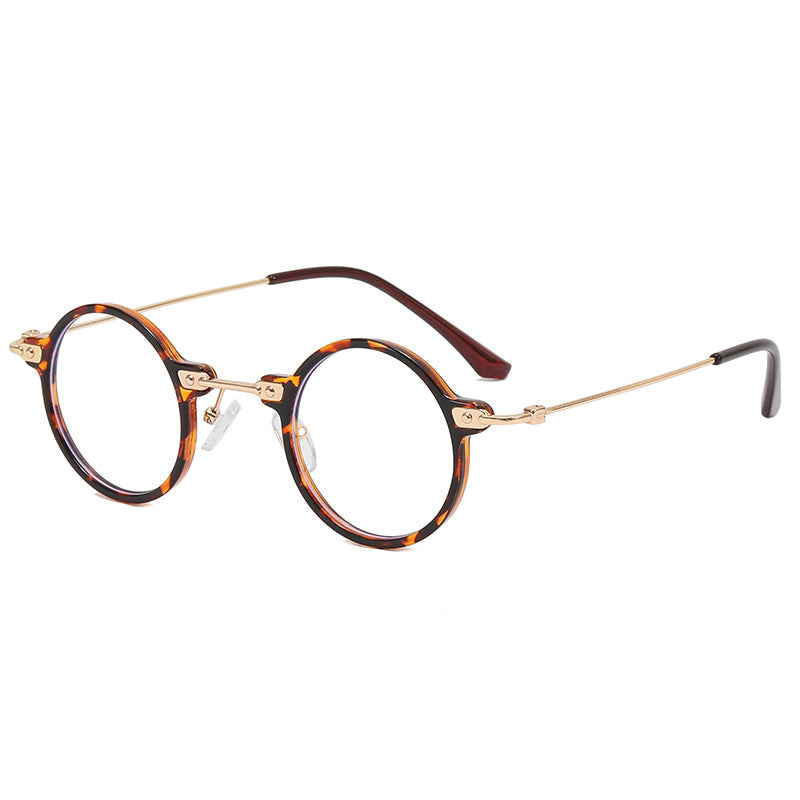 Damen runde Brille mit filigranem Metallrahmen Brehn