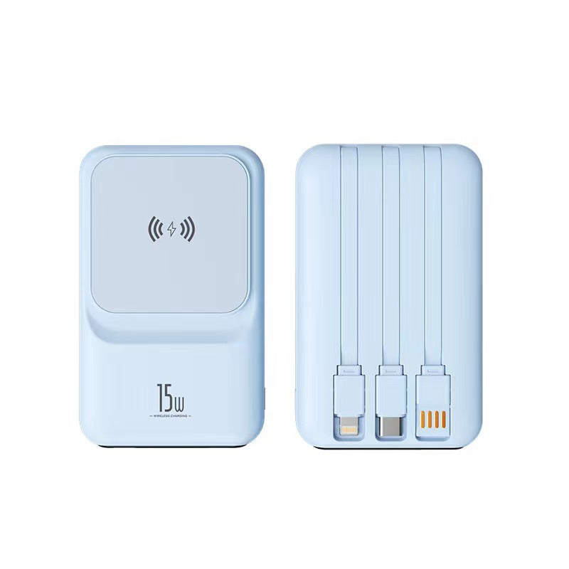 Tragbares Kabelloses Ladegerät mit Integrierter Multi-Ladestation Brehn