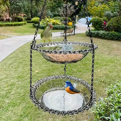 Vogelbad und Futterstelle Brehn