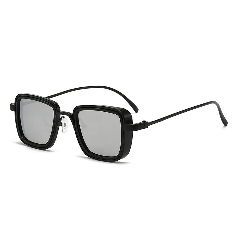 Damen stilvolle quadratische Sonnenbrille mit elegantem Metallrahmen Brehn