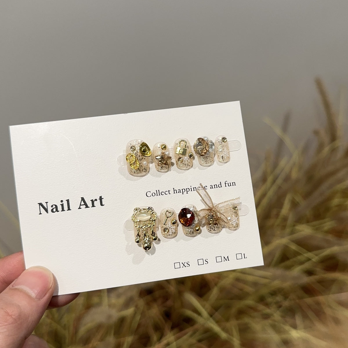 Künstlerisches Edelstein Nagelkunst Set
