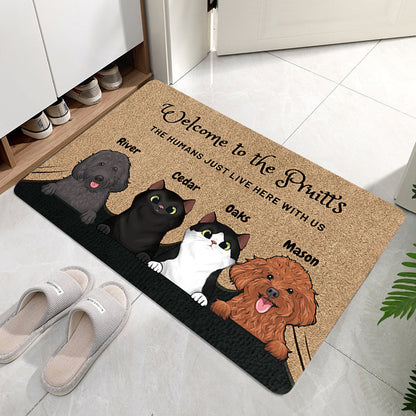 Künstlerische Katzen-Themenbereichsmatte