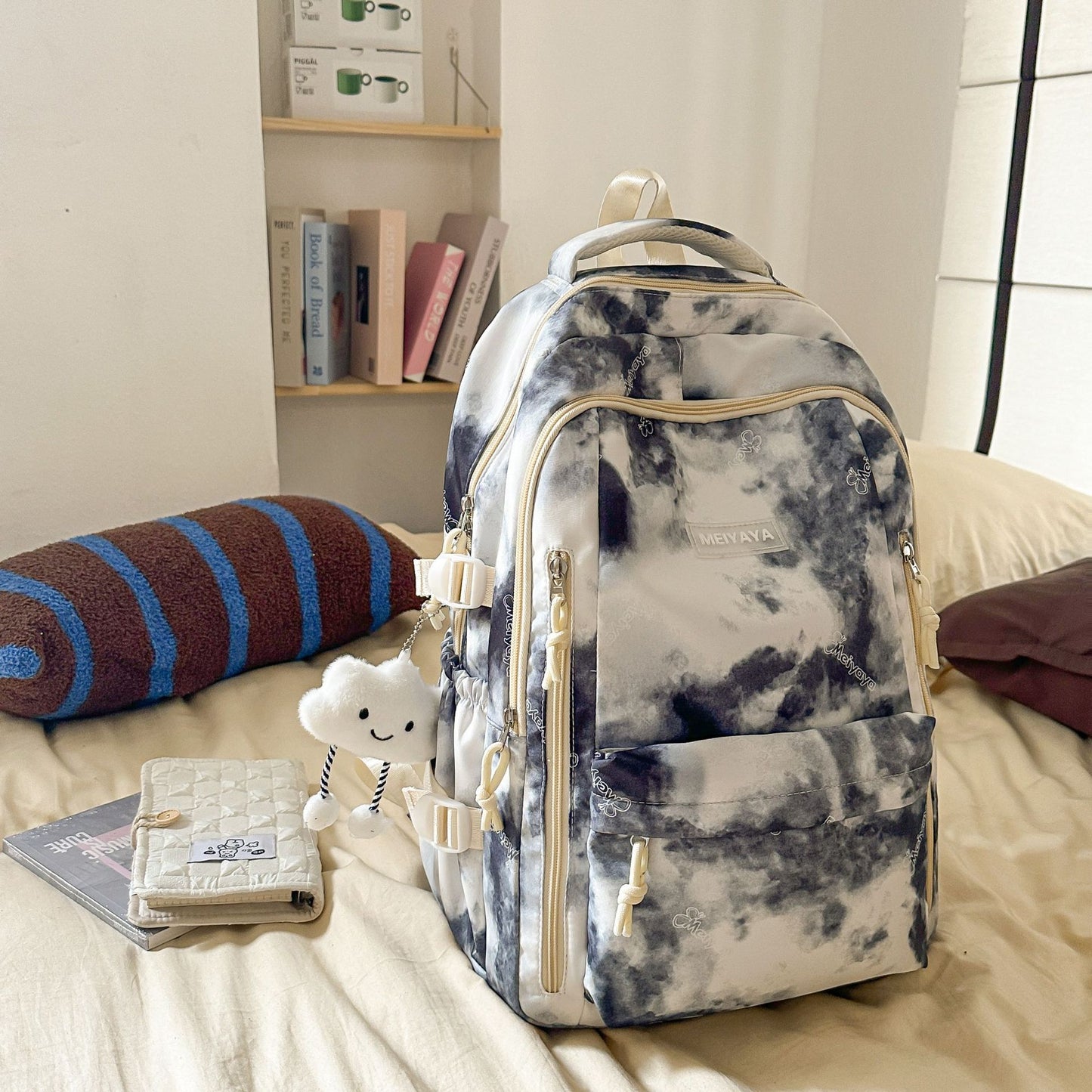 Stylische Reißverschluss-Kosmetiktasche