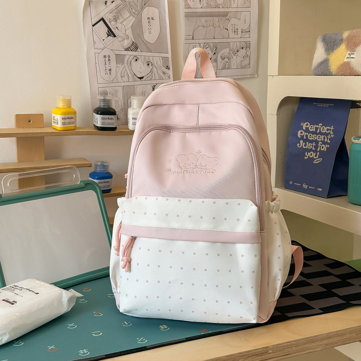 Stylischer Dual-Compartment Rucksack Brehn