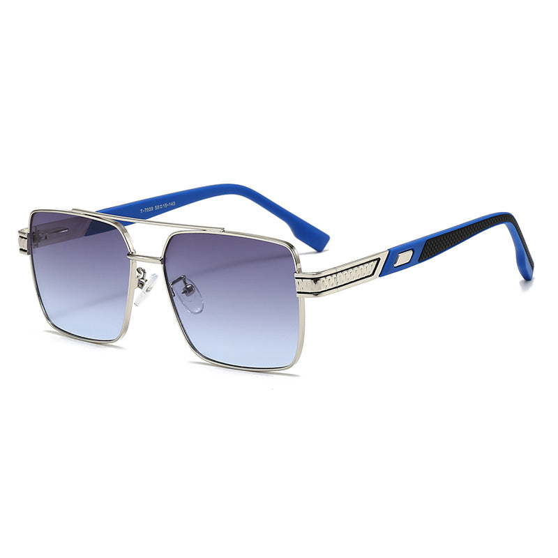 Damen modische quadratische Sonnenbrille mit stylischen Gummibügeln Brehn