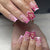 Dekorative Florale Nagel Kunst Extensions Brehn