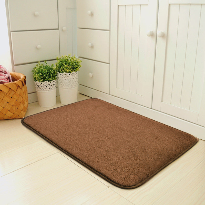 Weicher Plush-Badezimmerteppich Brehn