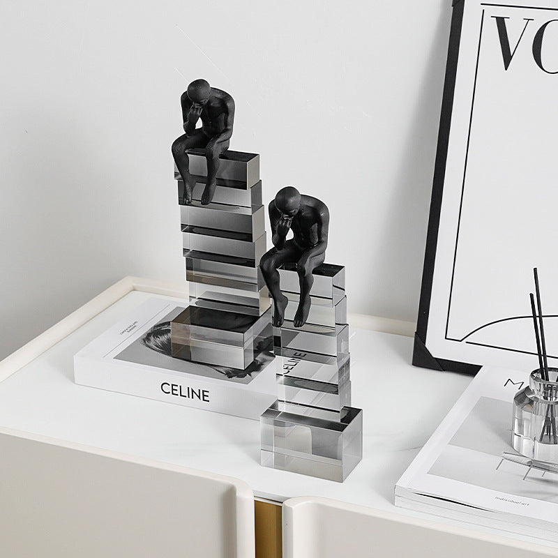 Zeitgenössische reflektierende abstrakte Skulptur