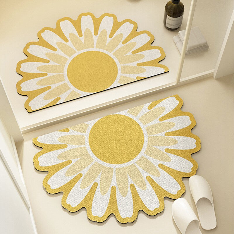 Floral Pattern Badmatte Brehn