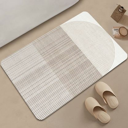 stilvolle geometrische Muster Badezimmermatte Brehn
