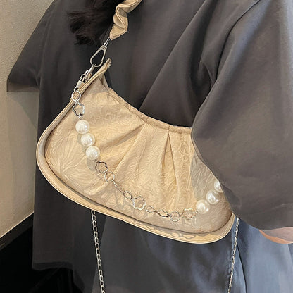 Elegante Perlen-verzierte Clutch