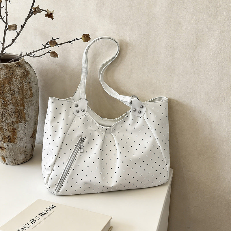 Punktmuster Handtasche