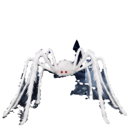 Dekorative Spinnenfigur mit LED-Beleuchtung