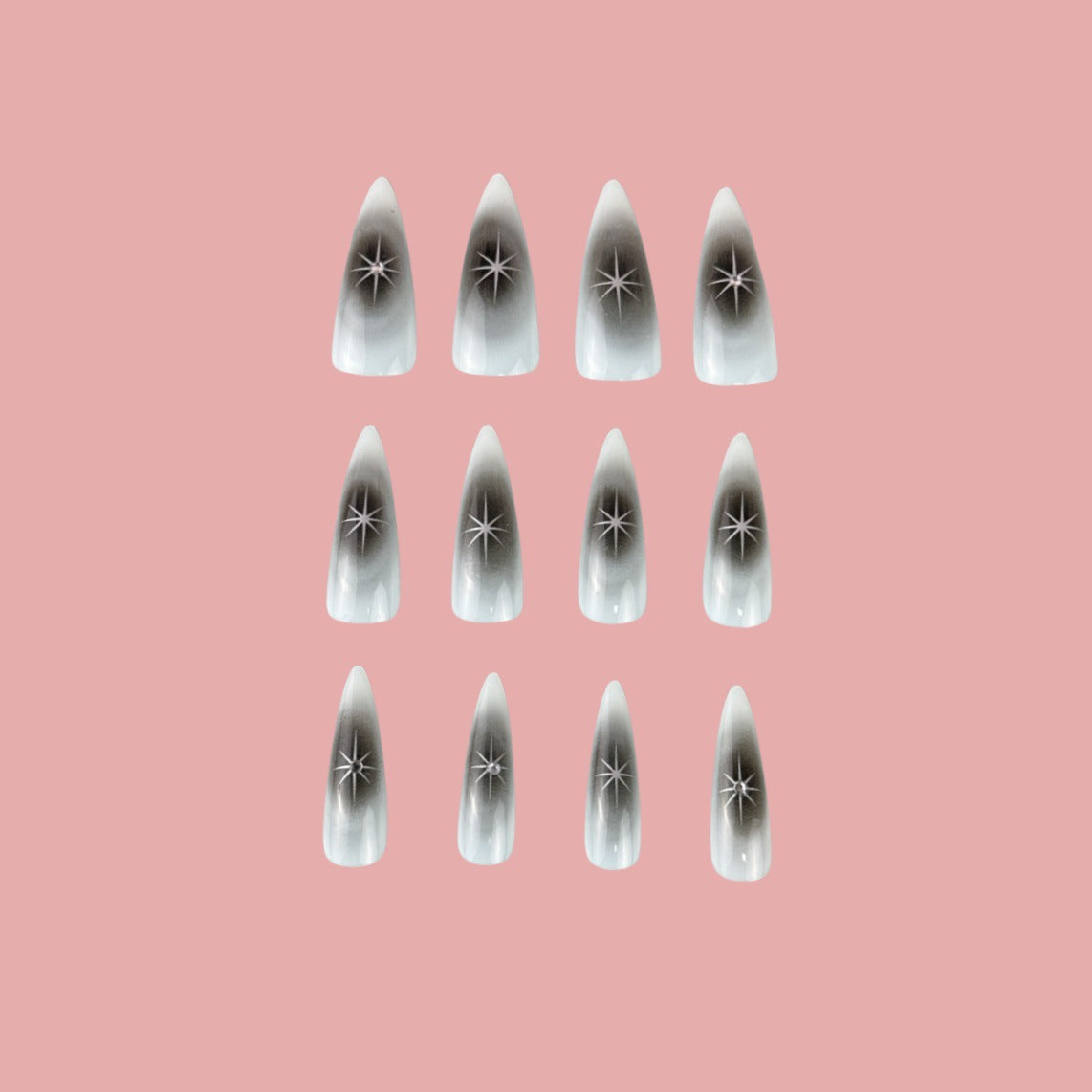 Spitz zulaufende Stiletto-Nagelverlängerungen Brehn
