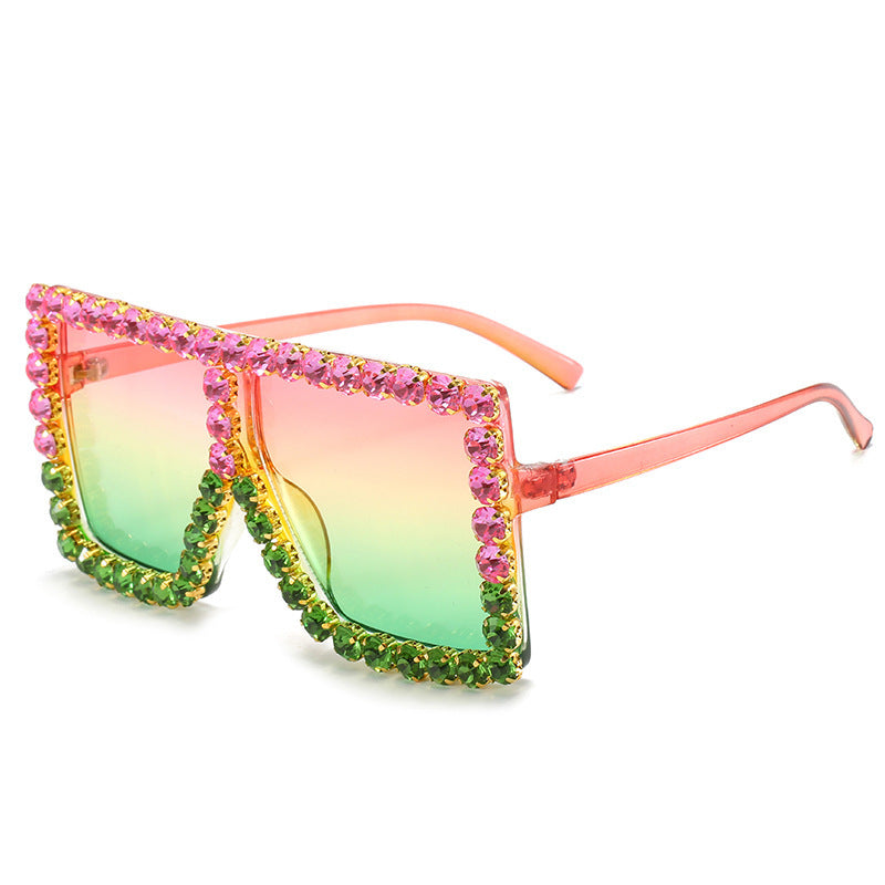 Damen modische Sonnenbrille mit Strassverzierung Brehn