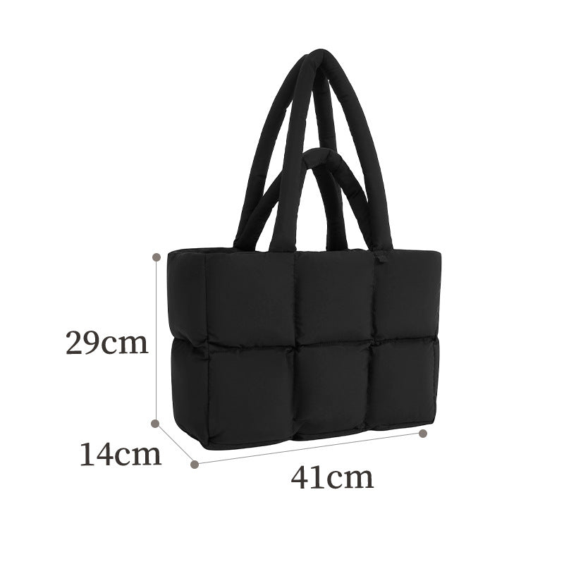 Gepolsterte Puff-Tote-Bag Brehn