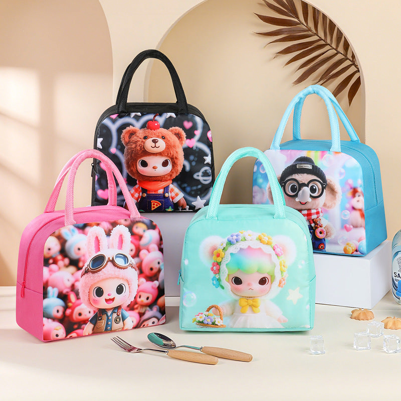 Fun Character Isolierte Lunch Tasche Brehn