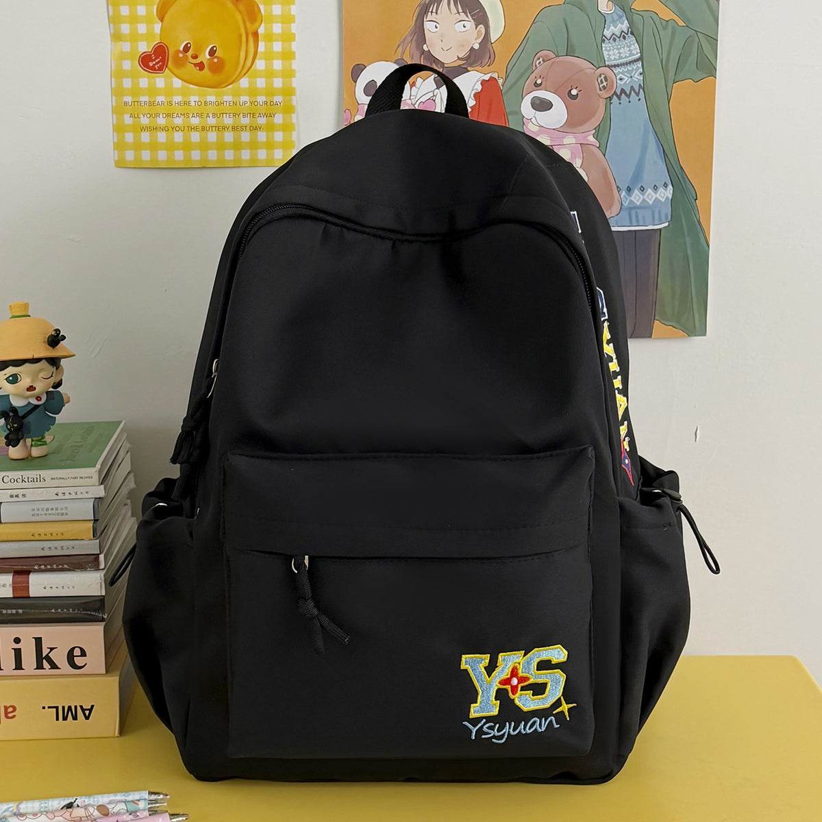 Stylischer Texturierter Laptop-Rucksack Brehn