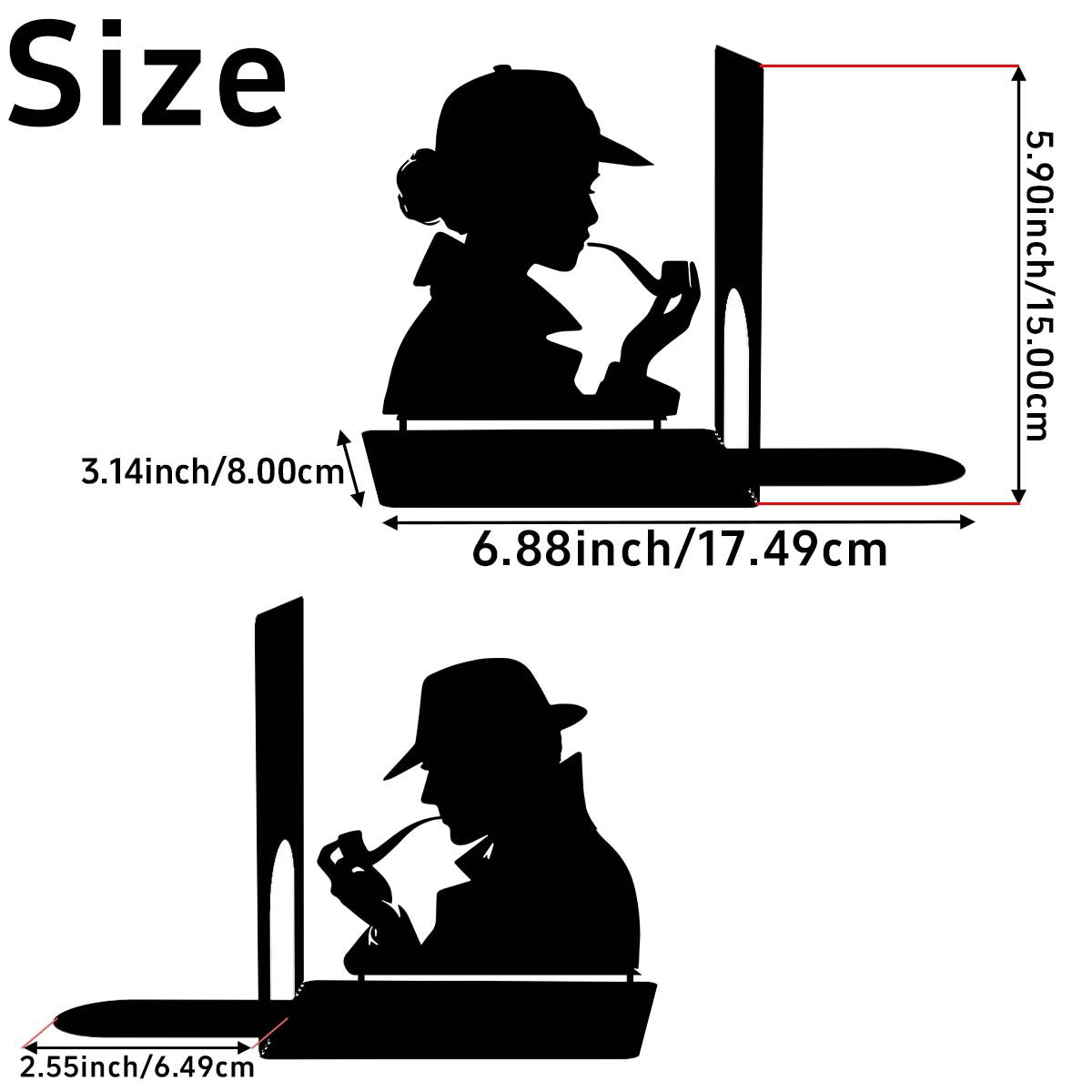 Silhouette Kunststand Deko